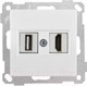Миниатюра изображения товара Розетка Mutlusan 2100 459 0101 (белый)