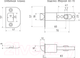 Миниатюра изображения товара Защелка врезная Нора-М 60-70мм (старая бронза Есо)