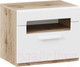 Миниатюра изображения товара Прикроватная тумба ТриЯ Фьюжн ТД-260.03.01 (белый глянец/дуб делано)
