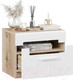 Миниатюра изображения товара Прикроватная тумба ТриЯ Фьюжн ТД-260.03.01 (белый глянец/дуб делано)
