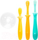 Миниатюра изображения товара Набор зубных щеток для новорожденных Pigeon Training Toothbrush Set Step 123 4.5+ / 1021091 (3шт)