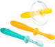 Миниатюра изображения товара Набор зубных щеток для новорожденных Pigeon Training Toothbrush Set Step 123 4.5+ / 1021091 (3шт)