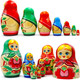 Миниатюра изображения товара Матрешка сувенирная Брестская Фабрика Сувениров Набор первых традиционных русских матрешек / 7018