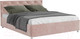 Миниатюра изображения товара Полуторная кровать Mebel-Ars Классик 140 (кордрой бежевый)