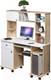 Миниатюра изображения товара Компьютерный стол Премиум Компас-6 (дуб сонома/белый текстурный)