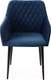 Миниатюра изображения товара Стул M-City Brandy-X / 461MC03497 (синий 29 велюр/черный)