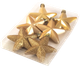 Миниатюра изображения товара Набор елочных игрушек Белбогемия Звезда AR3/37L7506PBMG/LightGold / 101788 (6шт)