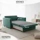 Миниатюра изображения товара Диван KRONES Афродита выкатная 195x140 (велюр изумрудный)