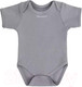 Миниатюра изображения товара Боди для малышей Rant Hugs And Kisses / 6272-62 (Arctic Grey, р.62)