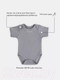 Миниатюра изображения товара Боди для малышей Rant Hugs And Kisses / 6272-62 (Arctic Grey, р.62)