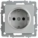 Миниатюра изображения товара Розетка IEK Brite BR-R11-16-K47 (алюминий)