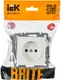 Миниатюра изображения товара Розетка IEK Brite BR-R10-10-K01 (белый)