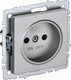 Миниатюра изображения товара Розетка IEK Brite BR-R10-10-K47 (алюминий)
