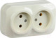 Миниатюра изображения товара Розетка IEK Glory ERH20-K33-10 (кремовый)