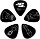 Миниатюра изображения товара Набор медиаторов Planet Waves 1CBK4-10JS Joe Satriani Picks Black Medium (10шт)