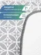 Миниатюра изображения товара Коврик для ванной Вилина 7068 002 (50x85, противоскользящий, серый)