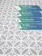Миниатюра изображения товара Коврик для ванной Вилина 7068 002 (50x85, противоскользящий, серый)