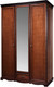 Миниатюра изображения товара Шкаф Гомельдрев Лолита ГМ 8803-10 Дуб (махагон)