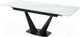 Миниатюра изображения товара Обеденный стол M-City Ниагара 160 / 480M04461 (белый мрамор/черный)