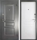 Миниатюра изображения товара Входная дверь Промет Арктик К 98x205 (правая, букле графит 999/ясень белый ПФ-031)