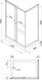 Миниатюра изображения товара Душевой уголок Triton Фьюжн 120x80 А (белый/полосы)