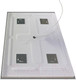 Миниатюра изображения товара Зеркало Пекам MartaFly 80x100 / MartaFly-80x100dpcl (с подсветкой, сенсором на взмах руки, подогревом и часами)