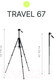 Миниатюра изображения товара Штатив RayLab Travel 67 / RLCTAL67 (с головой)