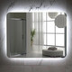 Миниатюра изображения товара Зеркало Пекам MartaFly 120x80 / MartaFly-120x80dp (с подсветкой, сенсором на взмах руки и подогревом)