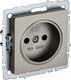 Миниатюра изображения товара Розетка IEK Brite BR-R10-10-K37 (шампань)