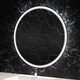 Миниатюра изображения товара Зеркало Пекам Ring2 100x100 / ring2-100x100scl (с подсветкой, сенсором на прикосновение и часами)