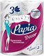 Миниатюра изображения товара Бумажные полотенца Papia Decor 3-х слойные 83л (2рул)