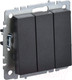 Миниатюра изображения товара Выключатель IEK Brite BR-V30-0-10-K02 (черный)