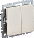 Миниатюра изображения товара Выключатель IEK Brite BR-V22-0-10-K10 (бежевый)
