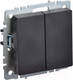 Миниатюра изображения товара Выключатель IEK Brite BR-V20-0-10-K02 (черный)