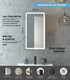 Миниатюра изображения товара Шкаф с зеркалом для ванной Континент Mirror Box Black Led 35x65 L
