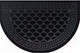 Миниатюра изображения товара Коврик грязезащитный Kovroff Чешуйки полукруг 40x60 / ПП/04/01/01 (черный)
