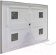 Миниатюра изображения товара Зеркало Пекам Marta 2 80x120 / marta2-80x120dpcl (с подсветкой, сенсором на взмах руки, подогревом и часами)