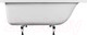Миниатюра изображения товара Ванна из искусственного мрамора Эстет Дельта 170x70 / ФР-00000651