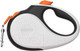Миниатюра изображения товара Поводок-рулетка XCHO Лента 5м (S, белый/черный/оранжевый)