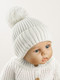 Миниатюра изображения товара Шапочка для малышей Amarobaby Pure Love Muffin / AB-OD22-PLM16/33-42 (молочный, р.42-44)