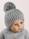 Миниатюра изображения товара Шапочка для малышей Amarobaby Pure Love Muffin / AB-OD22-PLM16/11- (серый, р.40-42)