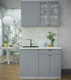 Миниатюра изображения товара Кухонный гарнитур Интерлиния Берес 1.1А (дуб серый/опал светлый)