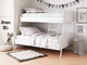 Миниатюра изображения товара Двухъярусная кровать Формула мебели Дельта-Лофт 20.02.04 / ДЛ.1.120 (белый)