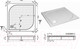 Миниатюра изображения товара Душевой поддон Эстет Гамма 100x100 / ФР-00000957