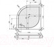 Миниатюра изображения товара Душевой поддон Эстет Омега 100x100 / ФР-00000763