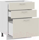 Миниатюра изображения товара Шкаф-стол кухонный ТриЯ Габриэлла 1Н6Я3 (белый/крем)