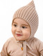Миниатюра изображения товара Шапочка для малышей Amarobaby Pure Love Elf / AB-OD22-PLEl16/03-40 (бежевый, р.40-42)