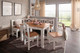 Миниатюра изображения товара Обеденная группа Dipriz Vanda / НД4 (белый воск/черри)