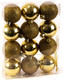 Миниатюра изображения товара Набор шаров новогодних Белбогемия Глянцевый блеск / 27629580 (12шт, золото)