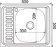 Миниатюра изображения товара Мойка кухонная Mixline R 538193
